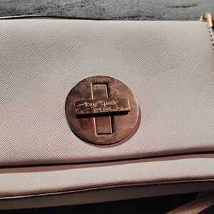 Kate Spade Silver Clutch